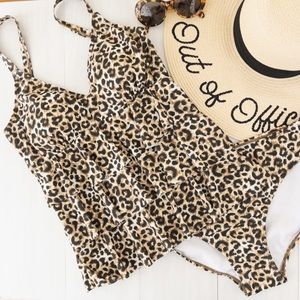 Nicole Miller Studio • Cheetah 3 Tier Tankini